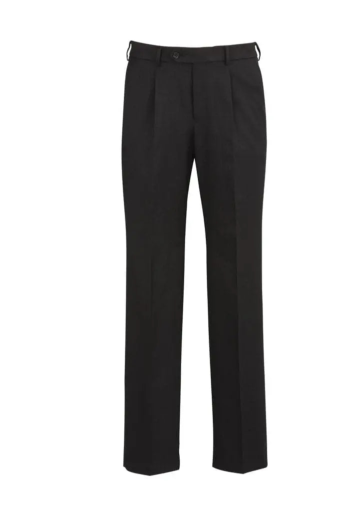 Biz Corporates Mens One Pleat Pant 70111S - Flash Uniforms